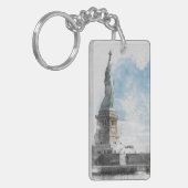 Porte-clés Manhattan Nyc Liberty Statue (Devant gauche)