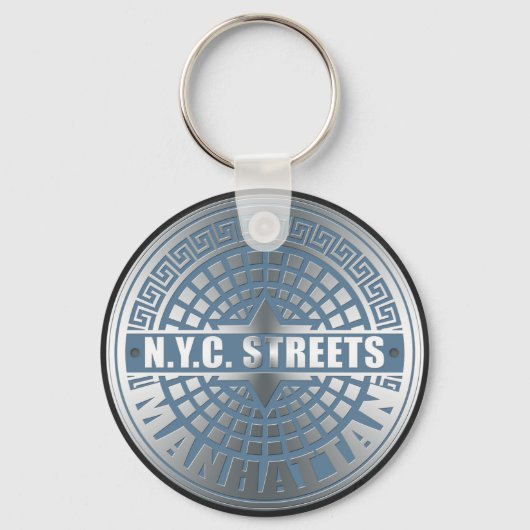 Porte-clés Manhole Covers Manhattan (Recto)