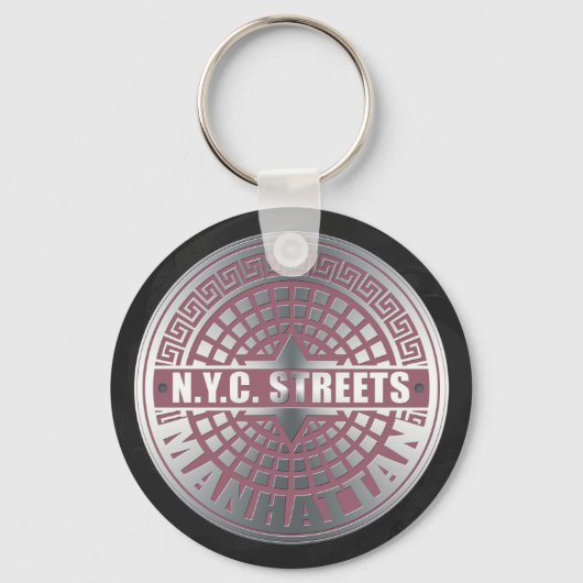 Porte-clés Manhole Covers Manhattan (Recto)