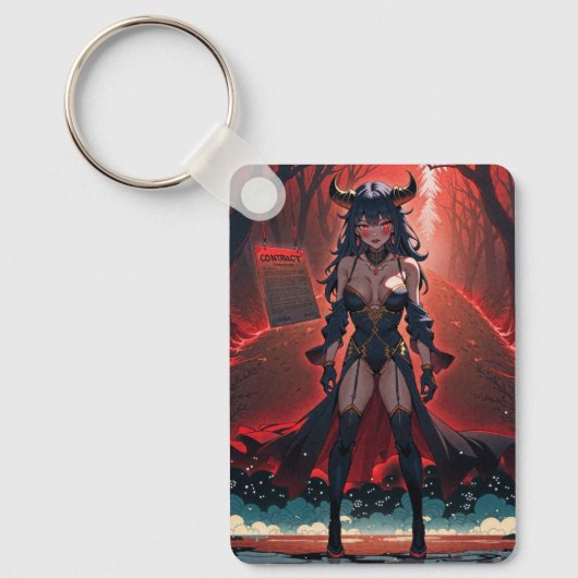 Porte-clés Manifestation avec contact à Crossroads, Anime Dem (Recto)