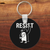 Porte-clés Manifestation de Pingouins Contre Tari (Recto)