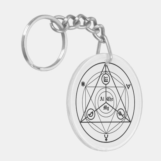 Porte-clés Manifeste d'alchimie (Devant gauche)