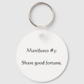 Porte-clés Manifeste n° 5 (Recto)