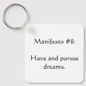 Porte-clés Manifeste n° 8 (Recto)