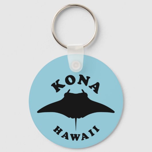 Porte-clés Manta Ray Plongée à Kona, Hawaii (Recto)
