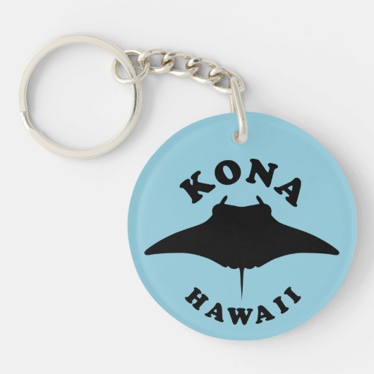 Porte-clés Manta Ray Plongée à Kona, Hawaii (Devant)