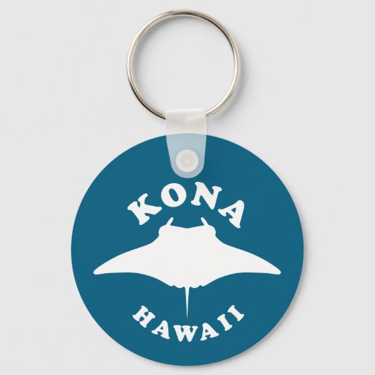 Porte-clés Manta Ray Plongée à Kona, Hawaii (Recto)
