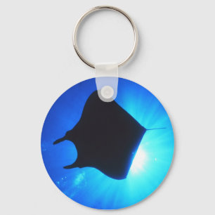 Porte-clés Manta Ray Silhouette