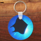 Porte-clés Manta Ray Silhouette (Recto)