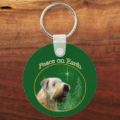 Porte-clés Manteau doux à roulettes Terrier Paix (Recto)