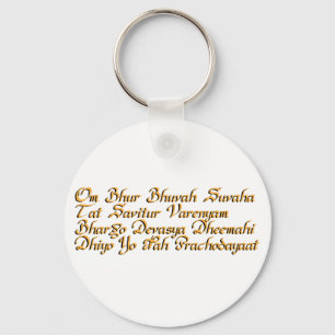 Porte-clés Mantra de Gayatri