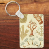 Porte-clés Manuel de sciences Biologie, Animaux de corail vin (Recto)