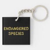 Porte-clés MANUEL - En voie de disparition (Dos)