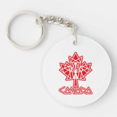 PORTE-CLÉS MAPLE MADE WITH TRIANGLES CANADA FLAG BY MASANSER (Devant)