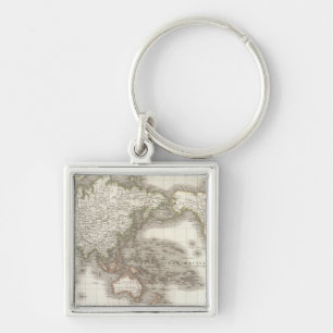 Porte-clés Mappemonde - Carte du monde