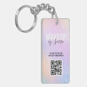 Porte-clés Maquillage Beauté QR Code numérisation pour le ren (Devant gauche)