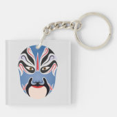 Porte-clés Maquillage d'opéra de Pékin Lu Meng (Dos)