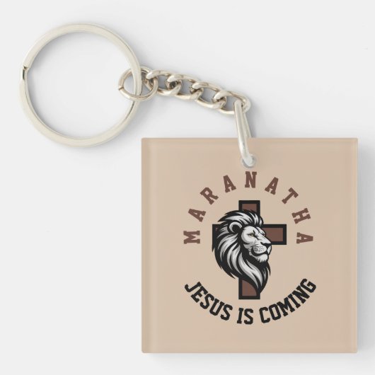 Porte-clés Maranatha Jésus arrive (Devant)