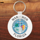 Porte-clés Marathon - Florida Keys (Recto)