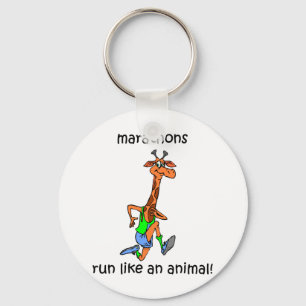 Porte-clés Marathon mignon et drôle