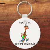 Porte-clés Marathon mignon et drôle (Recto)