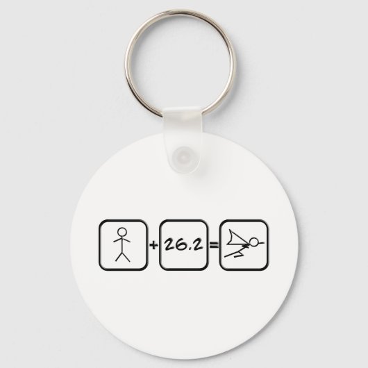 Porte-clés Marathon Superhero (Recto)