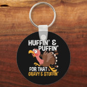 Porte-clés Marathon Thanksgiving Courir Turquie Automne H Aut (Recto)