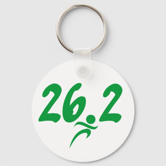 Porte-clés Marathon vert 26,2 (Recto)