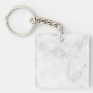 Porte-clés Marbre Blanc Moderne