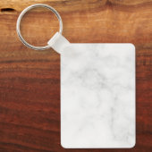 Porte-clés Marbre Blanc Moderne (Recto)