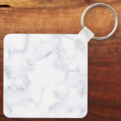 Porte-clés Marbre Blanc Moderne (Verso)