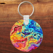 Porte-clés Marbre coloré brillant (Recto)