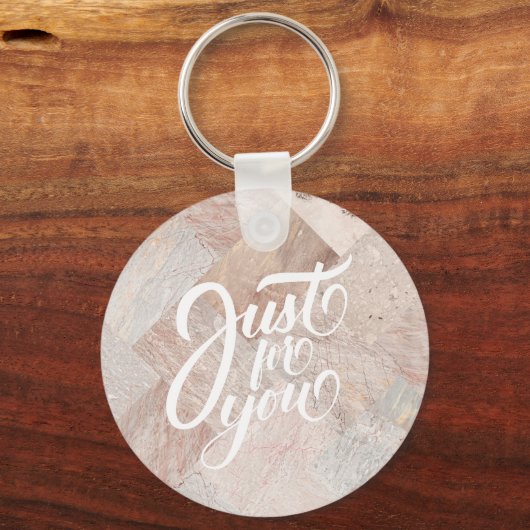 Porte-clés Marbre simple et discret (Recto)