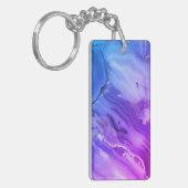 Porte-clés Marbre Violet Exotique (Devant gauche)