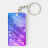 Porte-clés Marbre Violet Exotique (Dos)