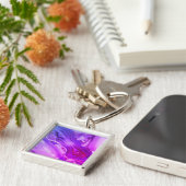 Porte-clés Marbre Violet Exotique (Côté)