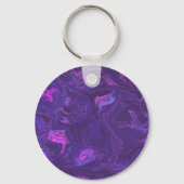Porte-clés Marbre violet moderne Abstrait (Verso)