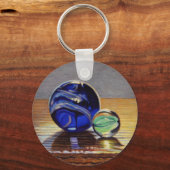 Porte-clés Marbres en verre no 3 (Recto)