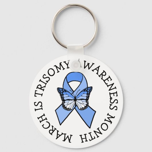 Porte-clés March is Trisomy Awareness Month (Recto)