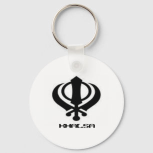 Porte-clés Marchandises sikhes de conception de Khanda Khalsa