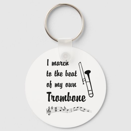 Porte-clés Marche au feu : Trombone (Recto)