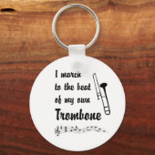 Porte-clés Marche au feu : Trombone (Recto)