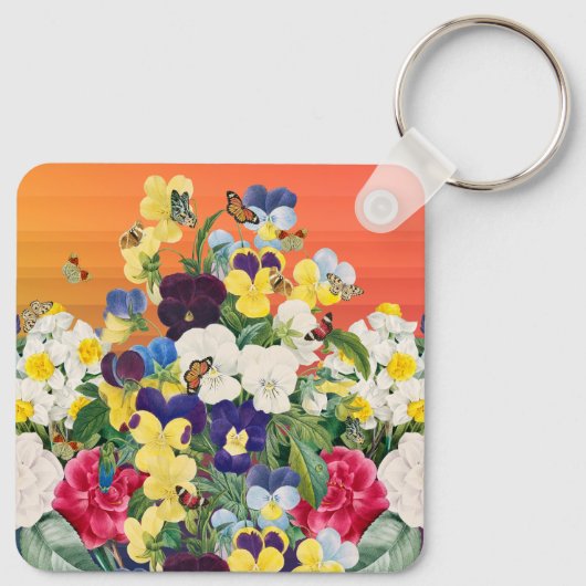 Porte-clés Marché aux fleurs (Dos)