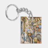 Porte-clés Marché de fleurs Bloomcore avec bicyclette (Devant gauche)