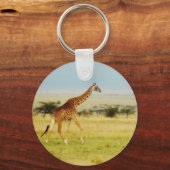 Porte-clés Marche en girafe Masai Mara Plains, Kenya porte - (Recto)