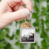 Porte-clés Marché, gravé par Daniel Havell 1820 (main)