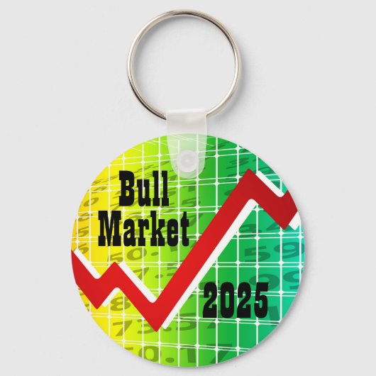 Porte-clés Marché haussier 2025 (Recto)