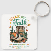 Porte-clés Marche Par La Foi... (Dos)