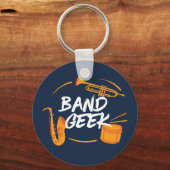 Porte-clés Marching Band Geek Funny Musicien (Recto)