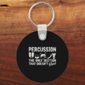 Porte-clés Marching Band Percussion For Percussionist Drummer (Recto)